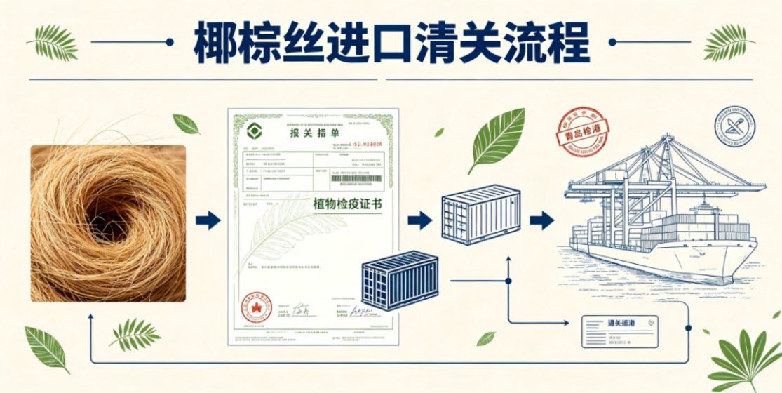 椰棕絲進(jìn)口報(bào)關(guān)全攻略（清關(guān)合規(guī)要點(diǎn)與避坑指南）